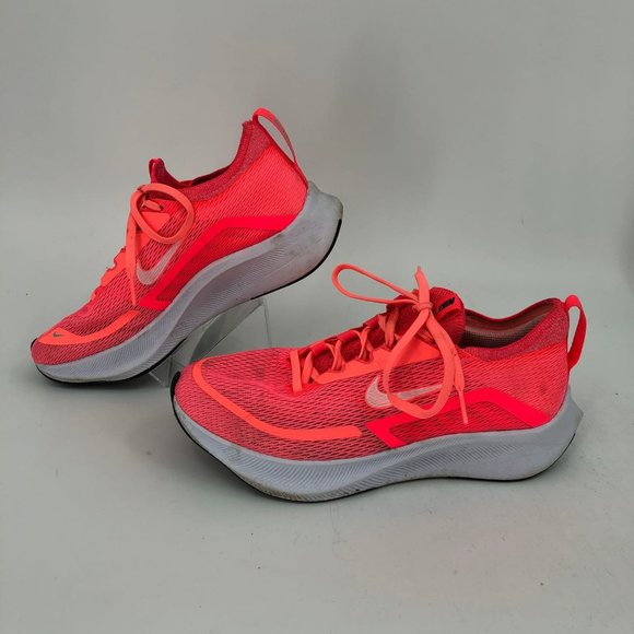 Nike Pink & White Breathable Textile Athletic Shoes | Size 8 - Picture 2 of 7